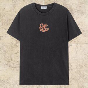 Off-White Men's Black Polo T-Shirt